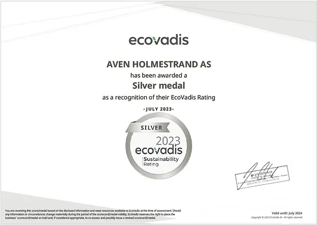 Silvl medal ecovadis